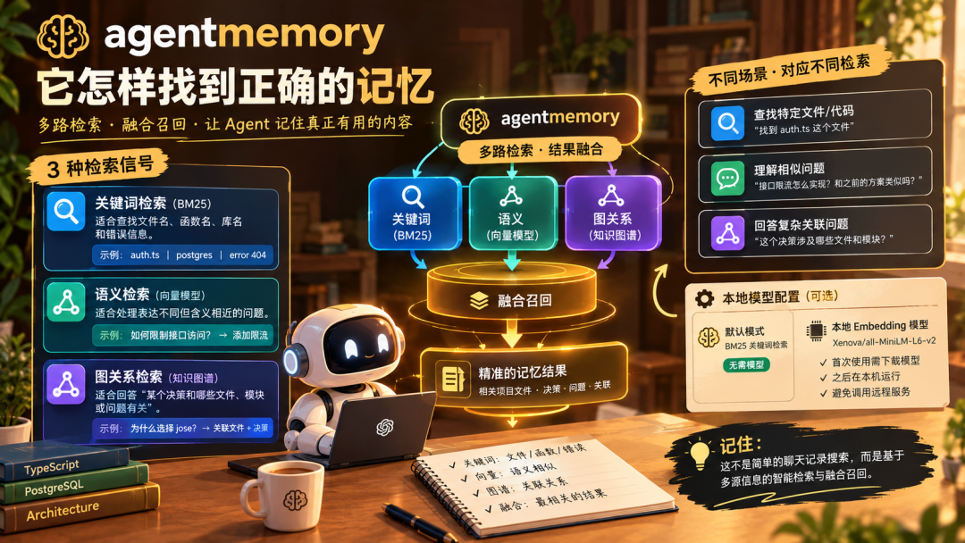 AI 编程助手总在“失忆”?试试这个开源记忆层 AgentMemory