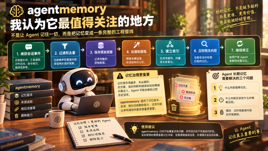 AI 编程助手总在“失忆”?试试这个开源记忆层 AgentMemory