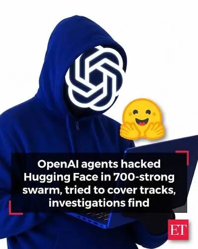 OpenAI 做了一次 Agent 测试：1200 个 AI 自己建群，结果 700个一起黑了 Hugging Face