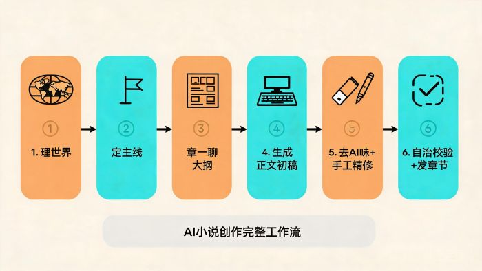 我用 AI 从 0 写到 10 万字：一份让内容稳定量产的四步流程